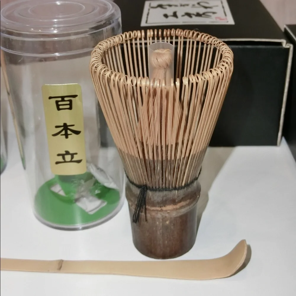 Handcrafted Bamboo Matcha Whisk And Scoop Set
